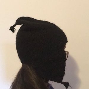 100% wool beanie, hand made all natural materials.